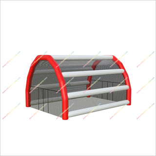 Mobile Batting Cage Inflatable Sport Tent Portable Batting Tunnel Inflatable Baseball Batting Practice Net