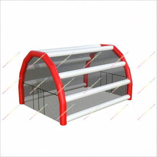 Mobile Batting Cage Inflatable Sport Tent Portable Batting Tunnel Inflatable Baseball Batting Practice Net