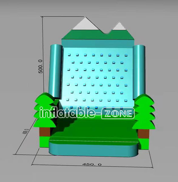 Inflatable-Zone Design Best Climbing Wall Bouncer Inflatable Sports Game Bounce House For Kids And Adults