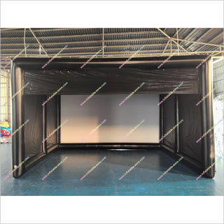 Best Commercial Golf Simulator Enclosure With Impact Screen Golf Practice Net Cage Golf Inflatable Simulators For Home Use