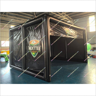 Best Commercial Golf Simulator Enclosure With Impact Screen Golf Practice Net Cage Golf Inflatable Simulators For Home Use