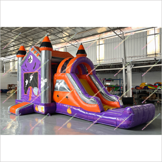 Buying A Bouncy Castle Happy Hop Slide Combo Bounce House Inflatables Business Halloween Blow Up