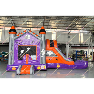 Buying A Bouncy Castle Happy Hop Slide Combo Bounce House Inflatables Business Halloween Blow Up