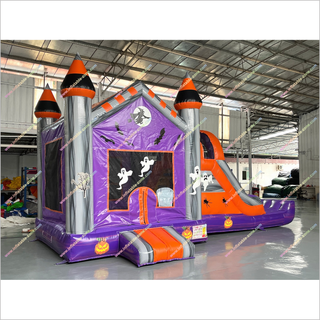 Buying A Bouncy Castle Happy Hop Slide Combo Bounce House Inflatables Business Halloween Blow Up