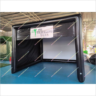Best Indoor Golf Simulator Inflatable Enclosure Portable Screen Tent Golf Simulator Hitting Bay