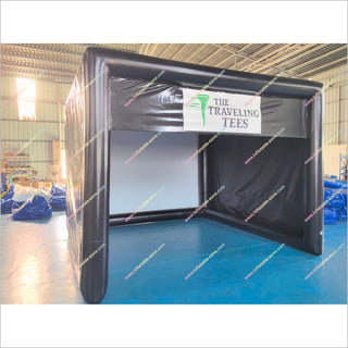 Best Indoor Golf Simulator Inflatable Enclosure Portable Screen Tent Golf Simulator Hitting Bay