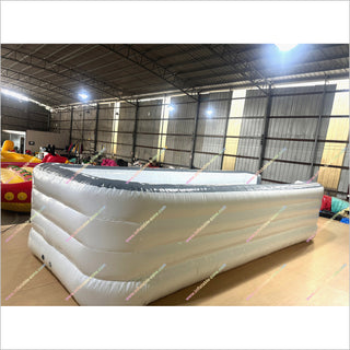 Best Inflatable Ball Pit Portable Gymnastics Equipment Training Protection Air Tumbling Foam Pit For Home