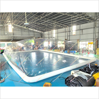 Best Inflatable Pool Cover With Transparent Roof Air-Tight Tube Inflatable Pool Dome For Winter