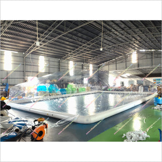 Best Inflatable Pool Cover With Transparent Roof Air-Tight Tube Inflatable Pool Dome For Winter