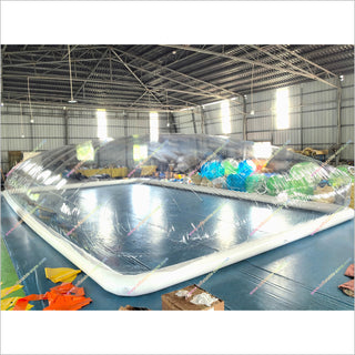 Best Inflatable Pool Cover With Transparent Roof Air-Tight Tube Inflatable Pool Dome For Winter