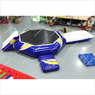 Best Inflatable Water Trampoline Floating Aqua Park Inflatable Lake Trampoline Water Playing Games