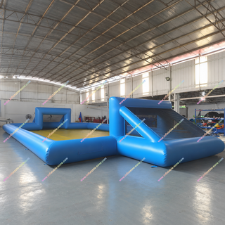 Elevate your training sessions and events with the Best Football Field Inflatable Soccer Game! This large inflatable football pitch serves as elite sports training equipment and a top-tier commercial rental. Built tough for high-energy play, the heavy-duty arena offers a safe, professional-grade stadium experience. Perfect for soccer clubs, camp rentals, and backyard tournaments!