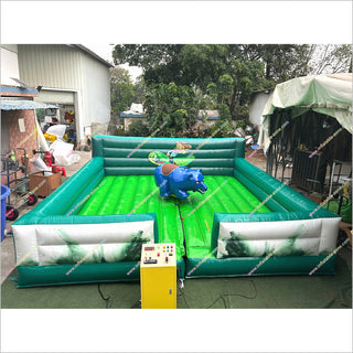 Big Bear Mechanical Inflatable Bull Bouncer Blow Up Sports Arena Inflatable Bull Ride Rental Near Me