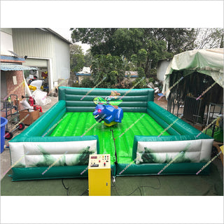 Big Bear Mechanical Inflatable Bull Bouncer Blow Up Sports Arena Inflatable Bull Ride Rental Near Me
