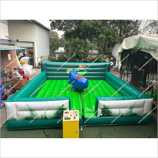 Big Bear Mechanical Inflatable Bull Bouncer Blow Up Sports Arena Inflatable Bull Ride Rental Near Me