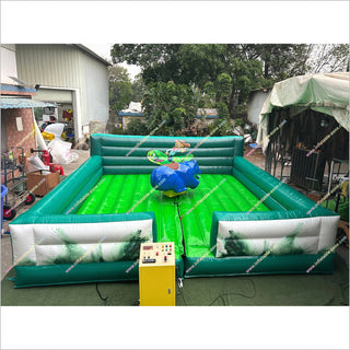 Big Bear Mechanical Inflatable Bull Bouncer Blow Up Sports Arena Inflatable Bull Ride Rental Near Me