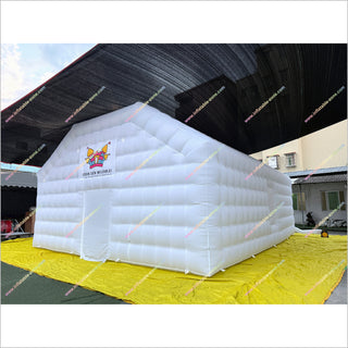Big Inflatable Nightclub Air Cube Tent Disco Light Waterproof Inflatable House Tent For Adults