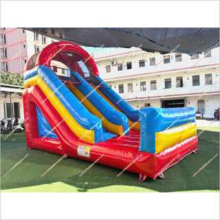 Big Inflatable Slide Rental Backyard Play House Inflatable Jump Bouncer Blow Up Slide For Sale
