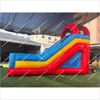 Big Inflatable Slide Rental Backyard Play House Inflatable Jump Bouncer Blow Up Slide For Sale