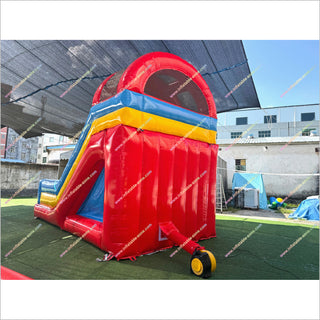 Big Inflatable Slide Rental Backyard Play House Inflatable Jump Bouncer Blow Up Slide For Sale