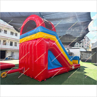 Big Inflatable Slide Rental Backyard Play House Inflatable Jump Bouncer Blow Up Slide For Sale