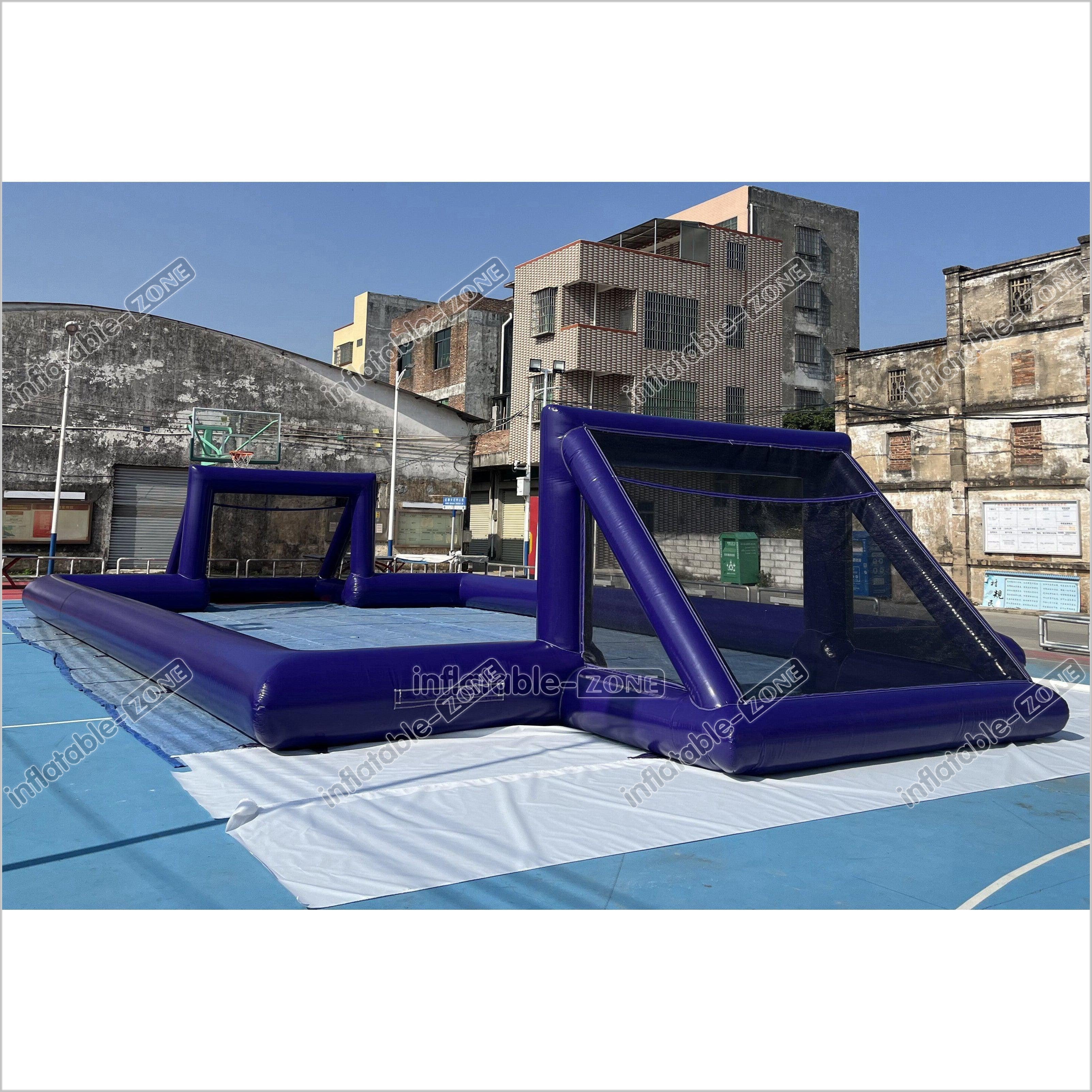 Football Field Inflatable Big Inflatable Soap Football Field Soccer Court Arena Sports Game Infl ...