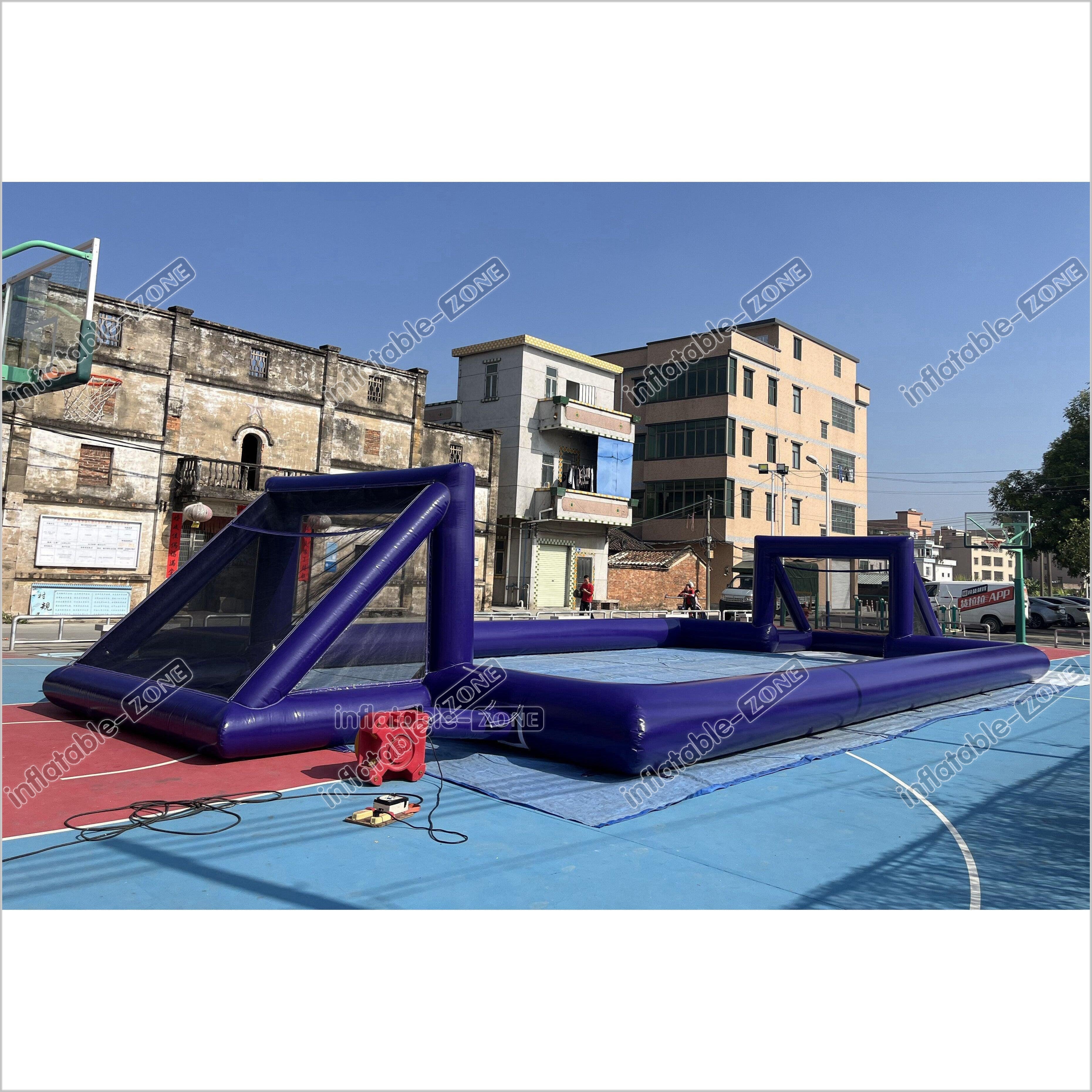 Football Field Inflatable Big Inflatable Soap Football Field Soccer Court Arena Sports Game ...
