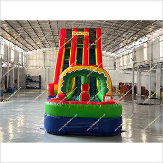 Big Inflatable Water Slide Rentals Indoor Commercial Playground Equipment Inflatable Slip And Slide Into Pool