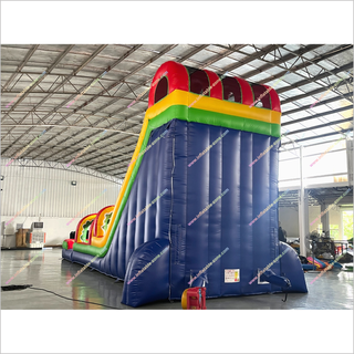 Big Inflatable Water Slide Rentals Indoor Commercial Playground Equipment Inflatable Slip And Slide Into Pool