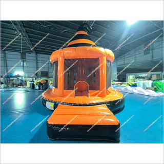 Big Witch Hat Bouncy Castle Rental Near Me Happy Hop Inflatable Bouncer Halloween Bounce House For Sale