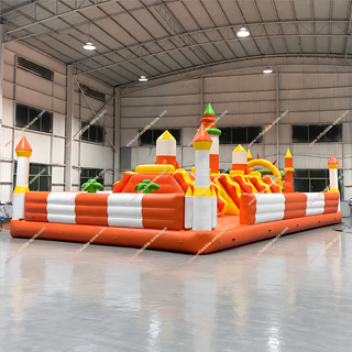 Create nonstop excitement with this big square inflatable bounce castle, perfect for indoor amusement parks and play centers. Built from durable commercial-grade materials, it offers a roomy jumping area, bright eye-catching colors, and reinforced seams for safety. Easy to install and maintain, it’s ideal for daily use, parties, and high-traffic indoor playground environments.