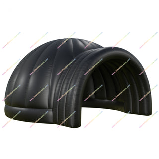 Black Dome Tent Inflatable Event Space Outdoor Commercial Exhibition Inflatable Tent House For Camping