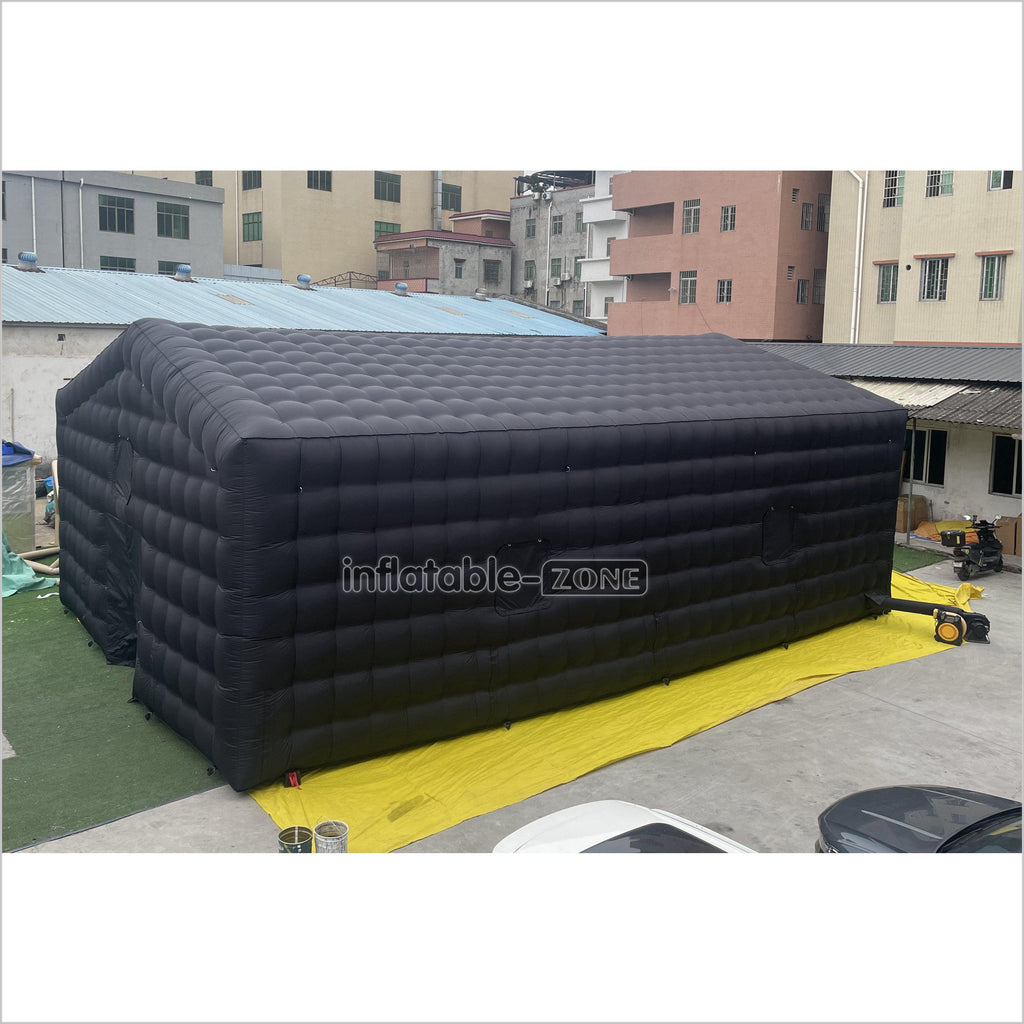 Backyard Large Black Inflatable Nightclub Wedding Tent Inflatable Part