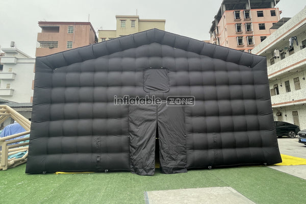 Backyard Large Black Inflatable Nightclub Wedding Tent Inflatable Party Tent For Outdoor Event