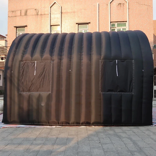 Black Inflatable Tunnel Tent Outdoor Cover Marquee Hire Near Me Commercial Party Tent For Sale