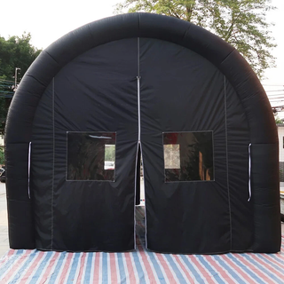 Black Inflatable Tunnel Tent Outdoor Cover Marquee Hire Near Me Commercial Party Tent For Sale