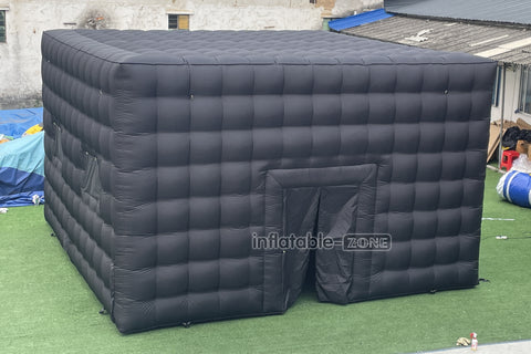 Outdoor Advertising Black Large Inflatable Camping Tent Inflatable Nightclub House Disco Tent For Party Event