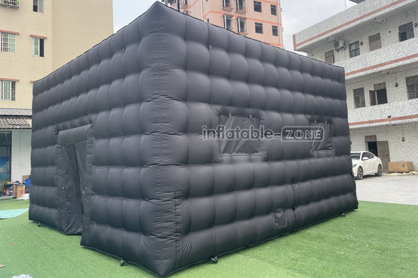 Outdoor Advertising Black Large Inflatable Camping Tent Inflatable Nightclub House Disco Tent For Party Event