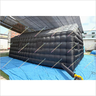 Black Nightclub Inflatable Tent Large Cube House Inflatable Night Club Near Me Decoration For Backyard Party - Inflatable-Zone