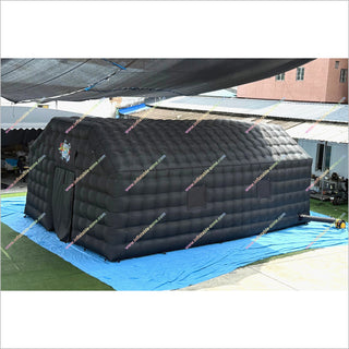 Black Nightclub Inflatable Tent Large Cube House Inflatable Night Club Near Me Decoration For Backyard Party - Inflatable-Zone
