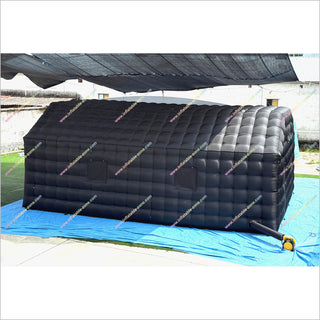 Black Nightclub Inflatable Tent Large Cube House Inflatable Night Club Near Me Decoration For Backyard Party - Inflatable-Zone