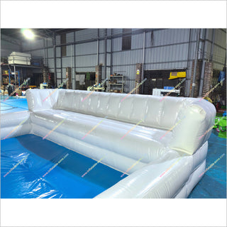 Blow Up Pool Couch Inflatable Water Sofa Swimming Pool Chair Family Party Inflatable Couch With Pool