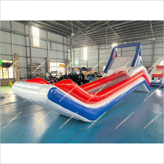 Boat Slide Inflatable Water Floating Games Pool Inflatable Island Lake Floats Large Inflatable Water Slide For Yacht