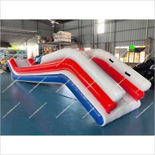 Boat Slide Inflatable Water Floating Games Pool Inflatable Island Lake Floats Large Inflatable Water Slide For Yacht