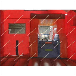 Large Christmas Inflatables Bounce House And Slide Rental Outdoor Santa And Reindeer Jumping Castle With Slide For Kids