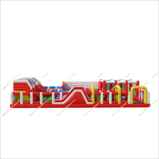 Inflatable Adventure Park Large Outdoor Bounce House Inflatable Obstacle Course Rental For Adults Near Me
