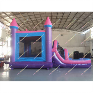 Princess Combo Bounce House Inflatable Water Slide For Swimming Pool Jumping Castle And Waterslide For Sale