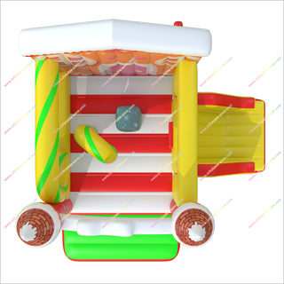 Cheap Inflatable Christmas Bounce House With A Slide Bouncer Inflatable Sale Jumping Castle Slide Combo