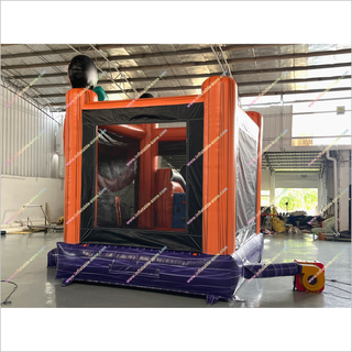Jack O Lantern Bounce House Blow Up Halloween Castle Pumpkin Jump House Slide Combo Inflatables