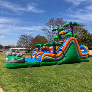 Get the ultimate value with our Bounce House Water Slide Combo! This jumping bouncer offers a thrilling water slide and bounce area, all at an affordable price. Perfect for parties or events, it even includes a bouncy obstacle course for added excitement. Get the most bang for your buck and make a splash at your next gathering with this inflatable favorite!